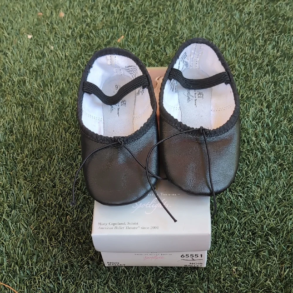Children's Black Ballet Slippers